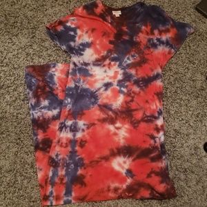 Lularoe Maria tie dye XS (fits M)
